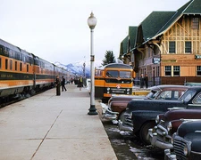 GREAT NORTHERN RAILWAY 'WESTERN STAR' TRAIN PHOTOGRAPH PHOTO PRINT
