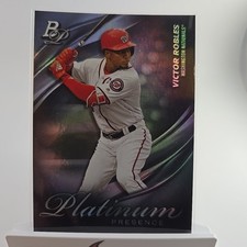 2019 Bowman Platinum - Platinum Presence Victor Robles #PP-15 Washington 