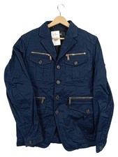 Dsquared2 Leichte Jacke Herren Baumwolle Blau Gr. 50/L Freizeit