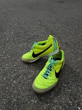 Nike Tiempo Natural IV Leather IC US 10 UK 9 509090 704 Soccer Futsal Shoes