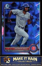 Brennen Davis 2022 Bowman Chrome Sapphire Edition Prospects #BCP-37 Chicago Cubs