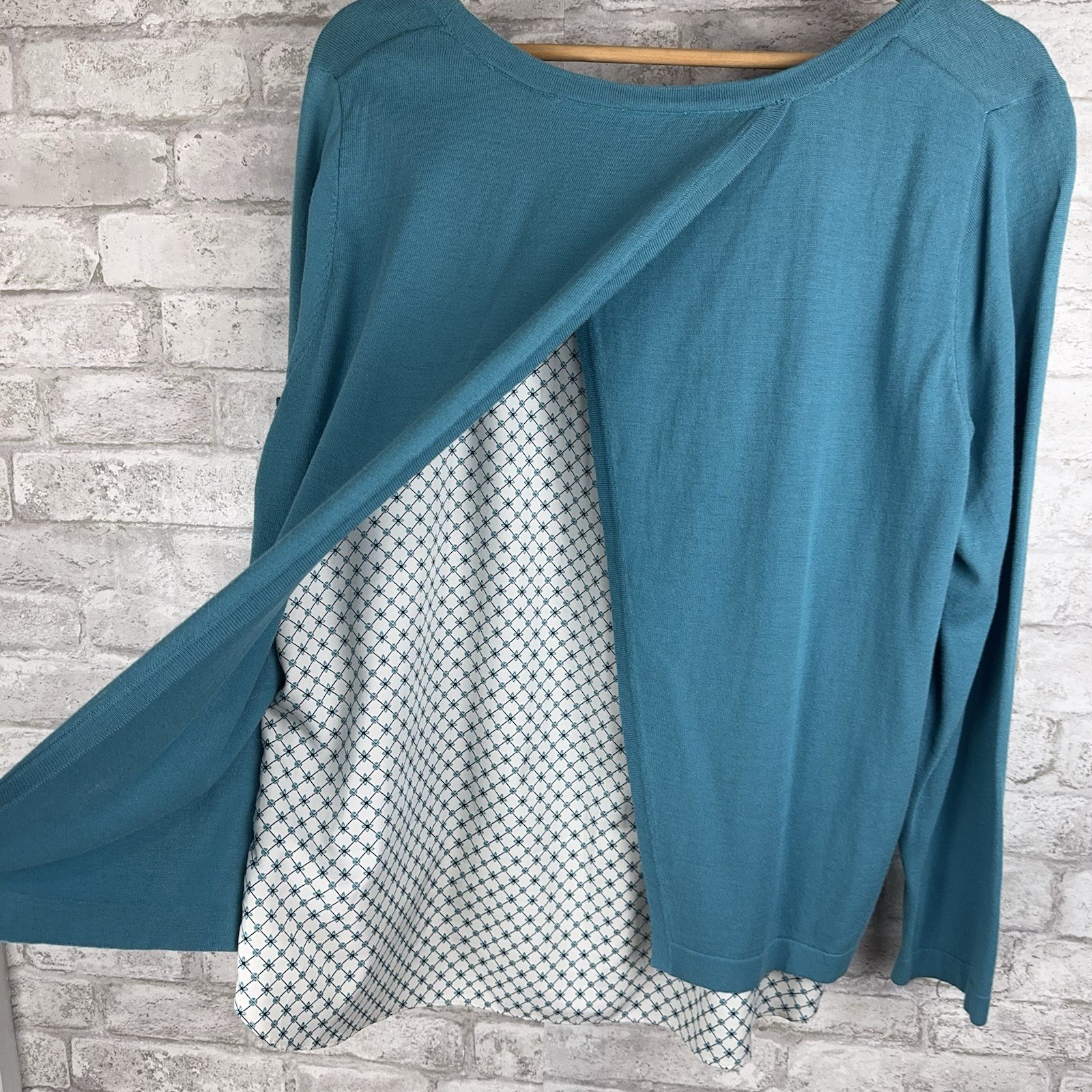 Talbots Polpover Knit Sweater Split Back Preppy L… - image 6