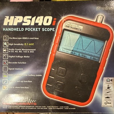 Velleman Instruments HPS140i Handheld Digital Oscilloscope 10MHz 40MS/s Probe