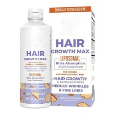 NEW Mary Ruth  s Women  s Hair Growth MAX Lipsomal With Lustriva