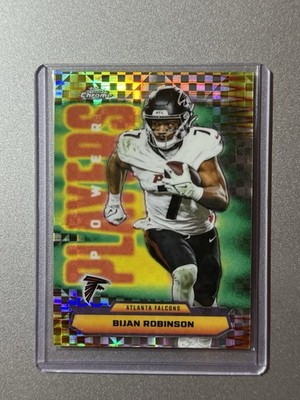 Bijan Robinson Atlanta Falcons Topps Chrome NFL 2025 POWER PLAYERS X-FRACTOR