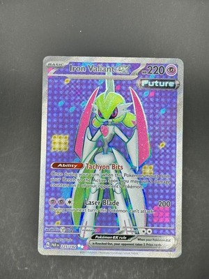 Iron Valiant ex 225/182 Ultra Rare Paradox Rift Pokemon Near Mint EN
