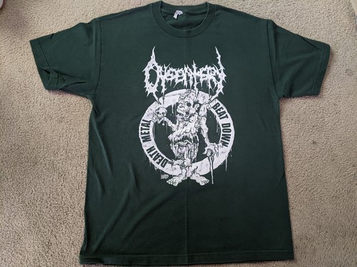 Dysentery Beat Down Death Metal Brutal T-shirt Ignorant 02 Size Lg Slam
