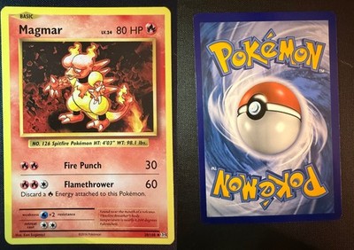 MAGMAR 20/108 EVOLUTIONS REVERSE HOLO POKEMON NEAR MINT
