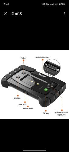 2023 AUTEK IKEY820 Car K~e~y F~OB P~rogramm~er T~ool Smart Key Pro for Locksmith