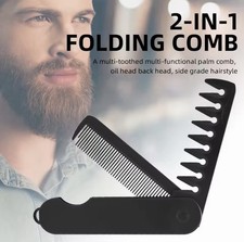 Men Women Oil Head Wide Tooth Comb Styling Tool Foldable Hair Barber Hair Brush