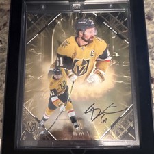 Fanatics Emanate Mark Stone Autographed Card #31/50 Vegas Golden Knights
