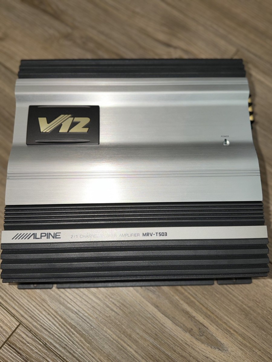 ALPINE MRV-T503 Power amplifier 2 /1 channel | eBay