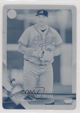 2018 Bowman Printing Plate Cyan 1/1 Luiz Gohara #91 s3g