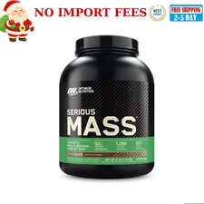 Optimum Nutrition, Serious Mass, High Protein Weight Gain Powder, Chocolate 6 lb