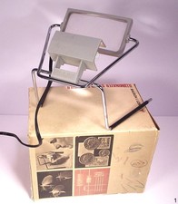 Vintage BAUSCH  LOMB Illuminated Stand Magnifer With Original Box USA Works