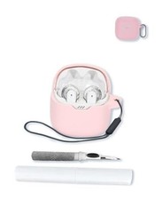 Case for JBL Tune Flex - True Wireless Noise Cancelling Earbuds,Soft Pink