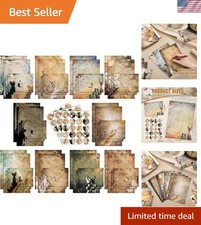 50 Double-Sided Papers  Matching Envelopes: 160-Pcs Cat Style Stationery
