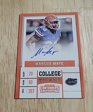 2017 Contenders Draft Picks MARCUS MAYE College Ticket Autograph #248 Rookie RC