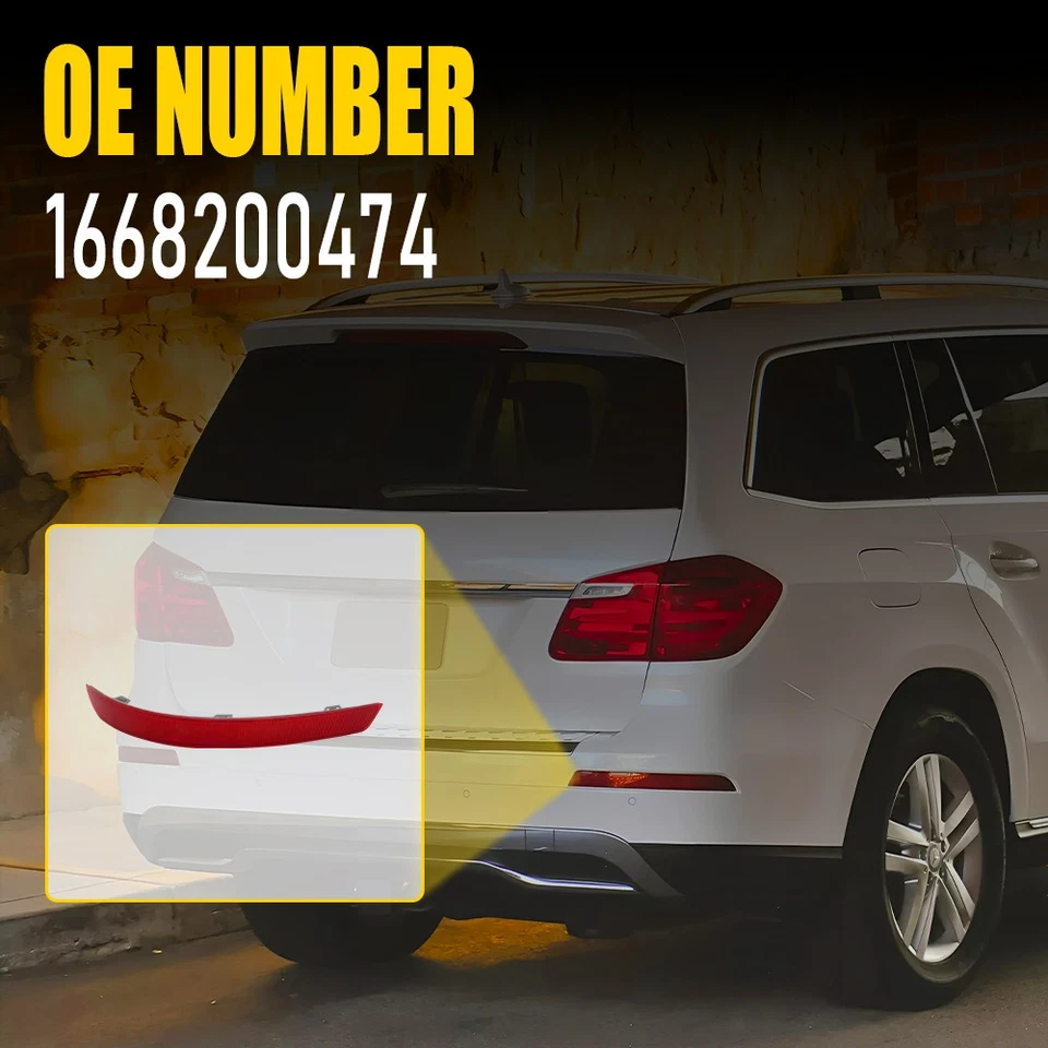 Бампер правый подходит отражатель подходит Mercedes-Benz GL-класса GL320 GL450 GL550 - Изображение 3 из 4