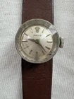 Rolex Chameleon Precision 18k White Gold Manual Wind Ladies Watch Vintage