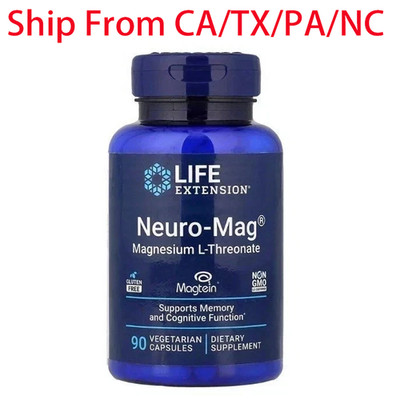 Neuro-Mag Magnesium L-Threonate from 2000 mg Magtein - Life Extension 90caps