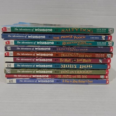 The Adventures of Wishbone Book Lot of 10 Paperbacks 90s Kids Scholastic Vintage