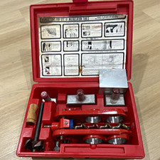 Door Lock Installation Boring Jig Kit Mortise Lock Drill Guide Set w/ Red Case