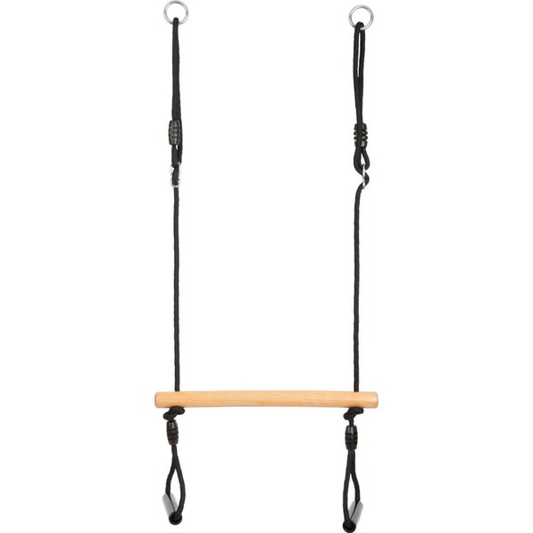 Legler Small Foot Trapezschaukel Mit Turnringen Black Line Holz Ab 3Jahren 12409-image