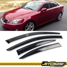 Fits 06-13 Lexus Is250 Is350 08-14 Is F Acrylic Window Visors Sun Rain Guard 4pc
