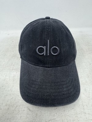Unisex ALO YOGA Washed Off-Duty Hat Adjustable Cap Black (New) | eBay