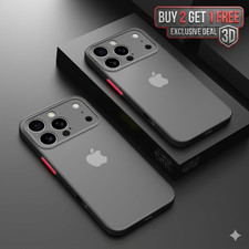 Shockproof Case for iPhone 16 15 14 13 12 11 Pro Max XR 8 7 SE Camera Lens Cover