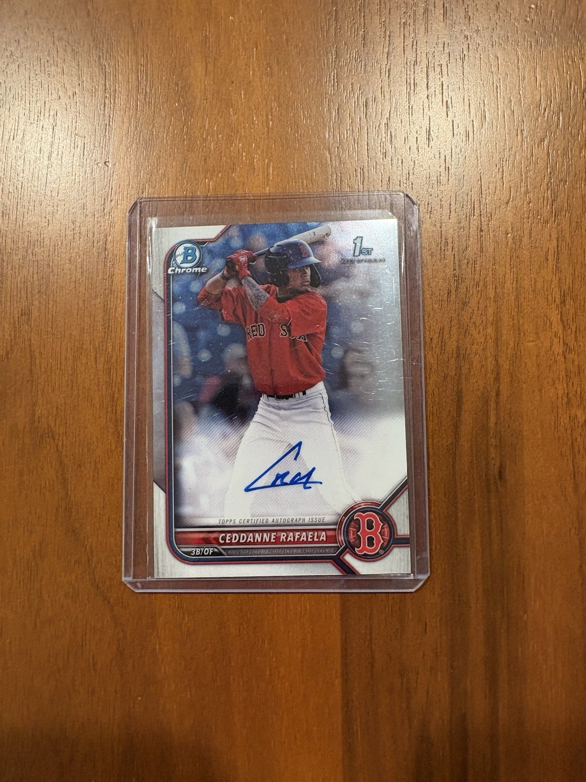 2022 Bowman Chrome 1st Auto Ceddanne Rafaela