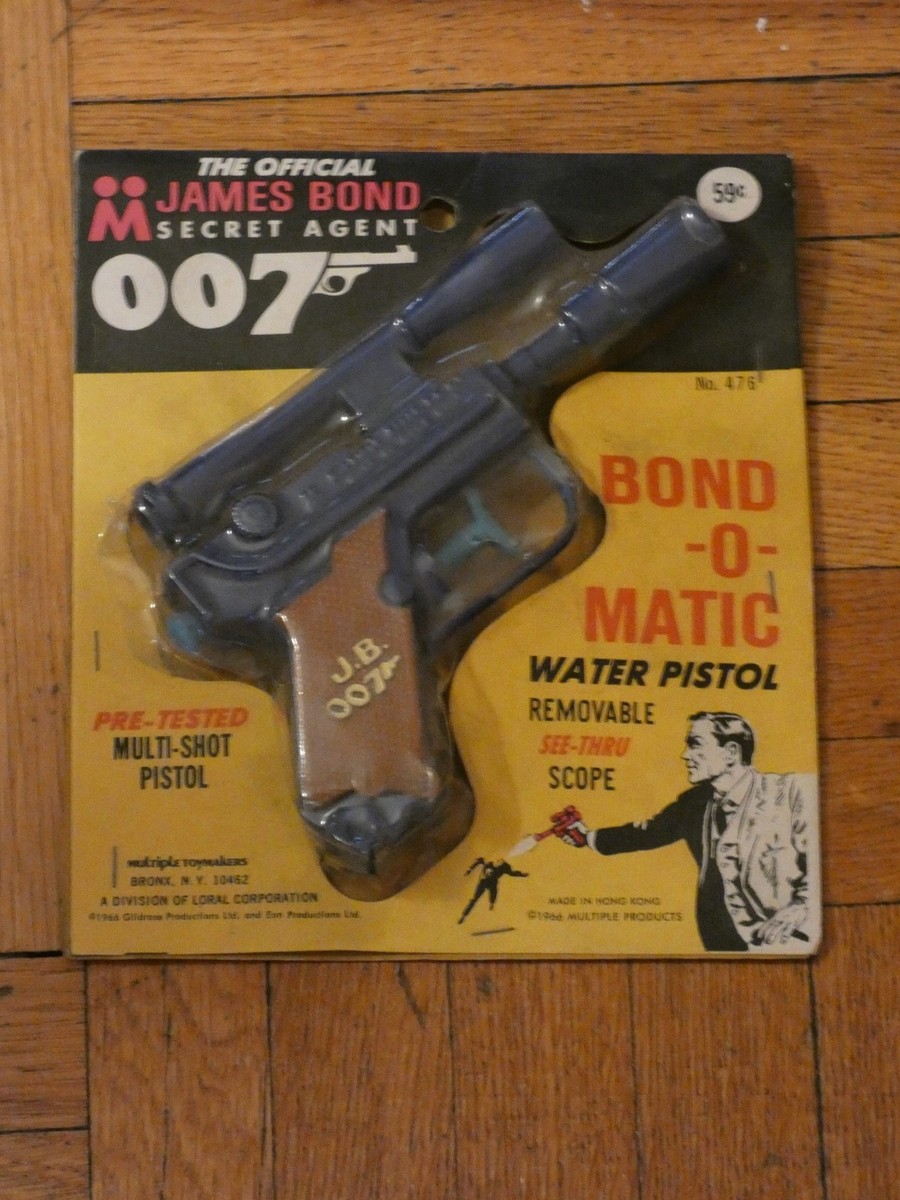 Rare James Bond 007 Bond-O-Matic Water Pistol Multiple Products