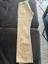 Fear of God Men s Khaki Canvas Cotton Slim St...