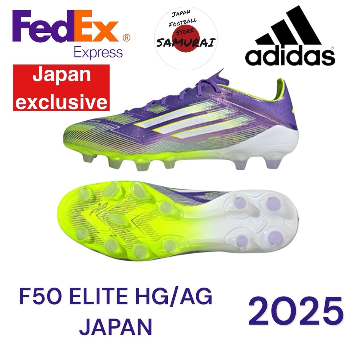 シューズ f50 elite hg/ag 27cm adidas アディダス F50 ELITE HG/AG JAPAN(パープル×ホワイト
