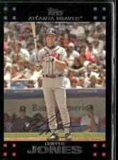 2007 Topps Chipper Jones #90 Atlanta Braves HOF
