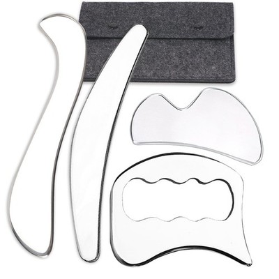 3 in 1 Muscle Scraper Tool-Gua Sha Scraping Tool Physical Therapy Massage Too...
