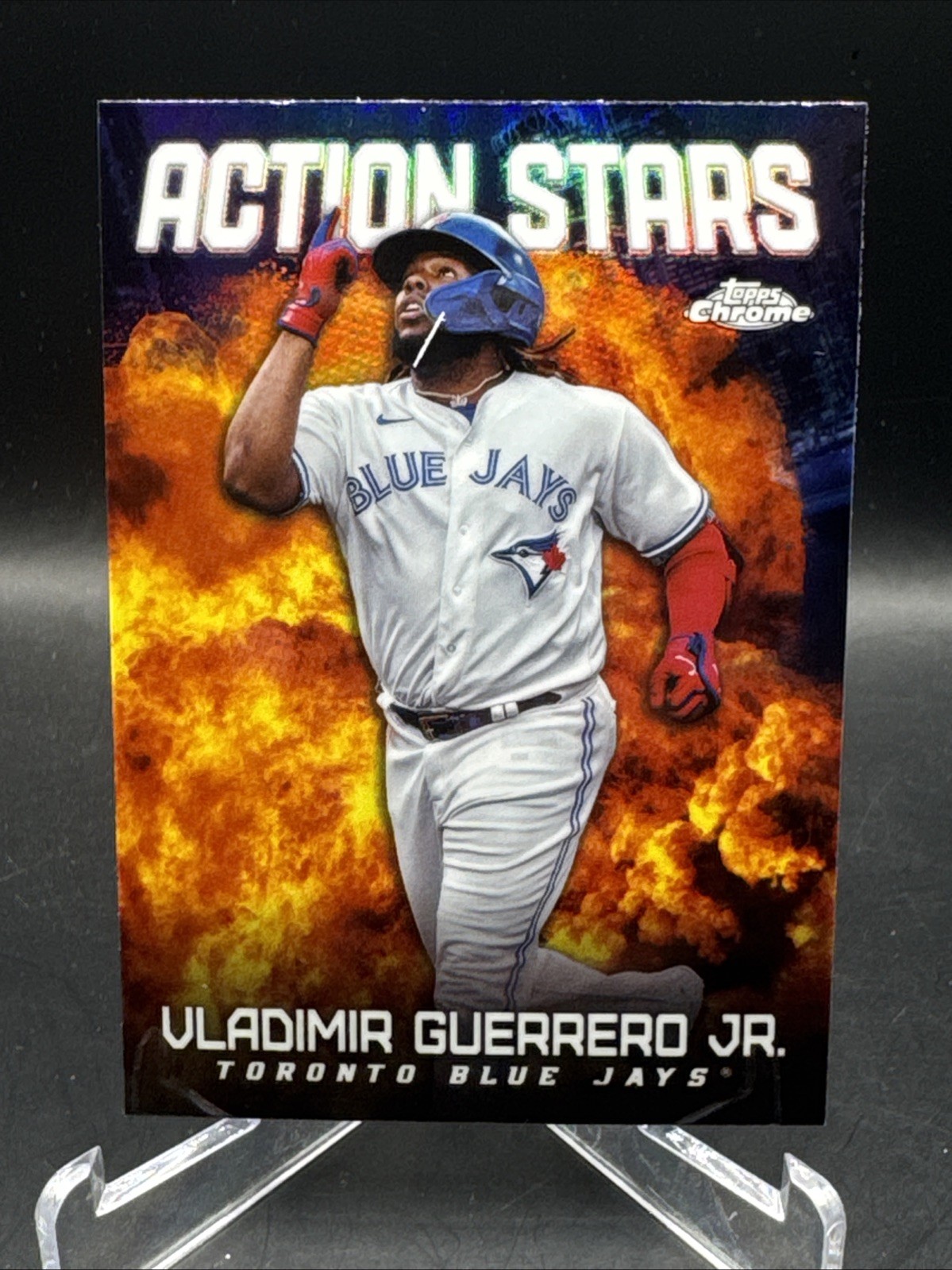 Vladimir Guerrero Jr. 2023 Topps Chrome Update #ASC-25 Action Stars - Blue Jays