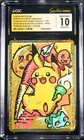 CGC 10 GEM MINT AUTO 9 Energy Yukina Suzuki Sig Illustrator Pikachu Holo Pokémon
