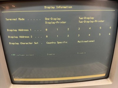 Nice ~ IBM 3487 InfoWindow II Display Station 1993 with IBM P/N