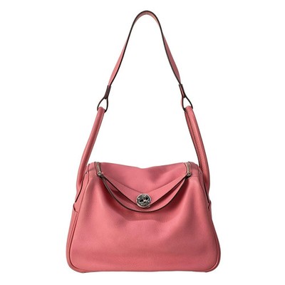 HERMES Lydie 26 Rose Azalee Evercolor A Shoulder Bag | eBay