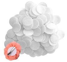 White Felt Circles 1000 PCS 1 Inch Round Fabric Pads DIY Craft Sewing Glue