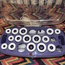 Vintage Conair Cushion Hair 15 Hot Rollers With Appliance No Clips Works Great