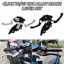 2Pcs CNC Handlebar Brake Clutch Lever Handle For Universal Fit Motorcycle Bike