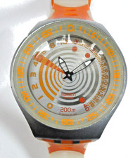 A Scarce 2005 SWATCH FUN SCUBA Watch SCAMPI FRESCHI SUGM101 Good Cond Working