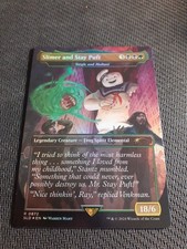 Slimer And Stay Puft Rainbow Foil MTG Secret Lair - NM -