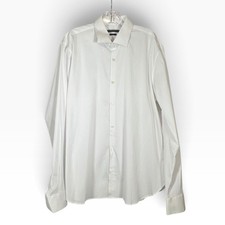John Varvatos White Dress Shirt 16.5 34/35 Hollywood Studio Wardrobe Acquired