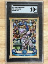 2019 Topps Gypsy Queen Bazooka Back Aaron Judge SGC 10 New York Yankees #300