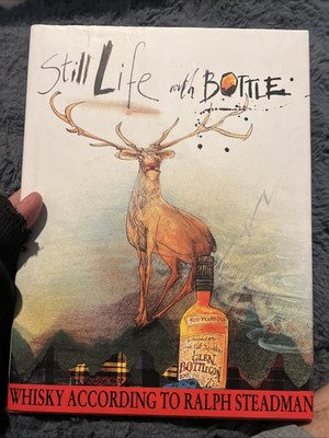 2 books Ralph Steadman Still Life With Bottle 1st Edition hardcover B-910