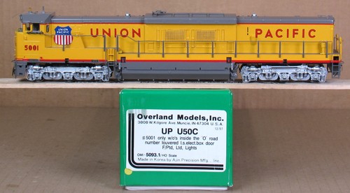 Motor diésel Overland OMI-5093.1 Union Pacific U50C escala HO F/P NUEVO EN CAJA * | Zustand: Used